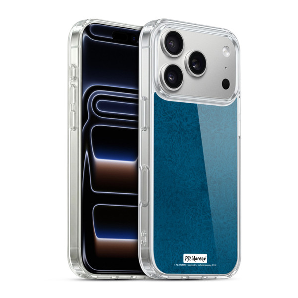 P.D. Moreno Patterns Teal Soft Gel Case for Apple iPhone 17 Pro