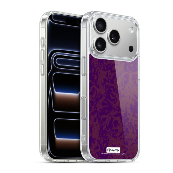 P.D. Moreno Patterns Violet Soft Gel Case for Apple iPhone 17 Pro