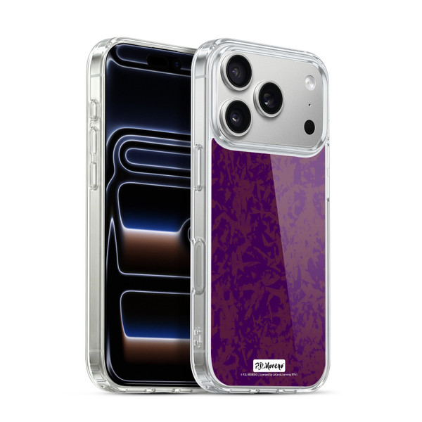 P.D. Moreno Patterns Violet Soft Gel Case for Apple iPhone 17 Pro
