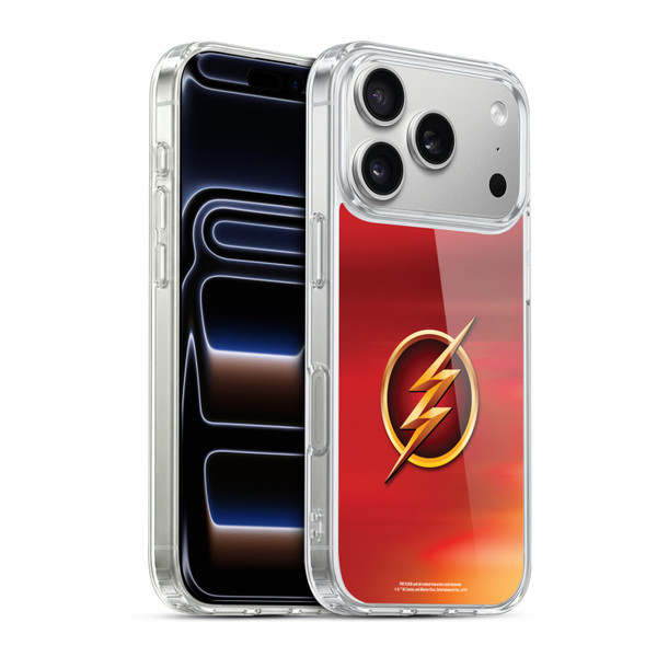 The Flash TV Series Logos Red Soft Gel Case for Apple iPhone 17 Pro