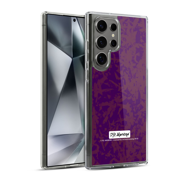 P.D. Moreno Patterns Violet Soft Gel Case for Samsung Galaxy S24 Ultra 5G & MagSafe