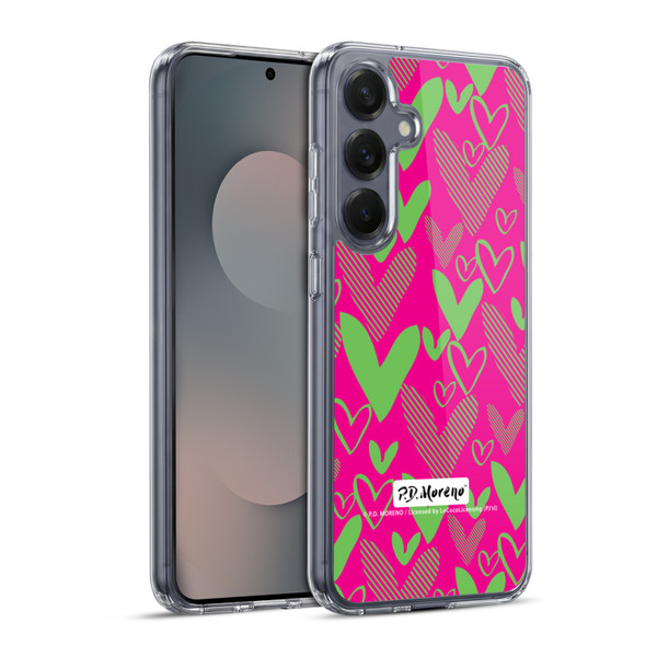 P.D. Moreno Patterns Hearts 1 Soft Gel Case for Samsung Galaxy S25+ & MagSafe