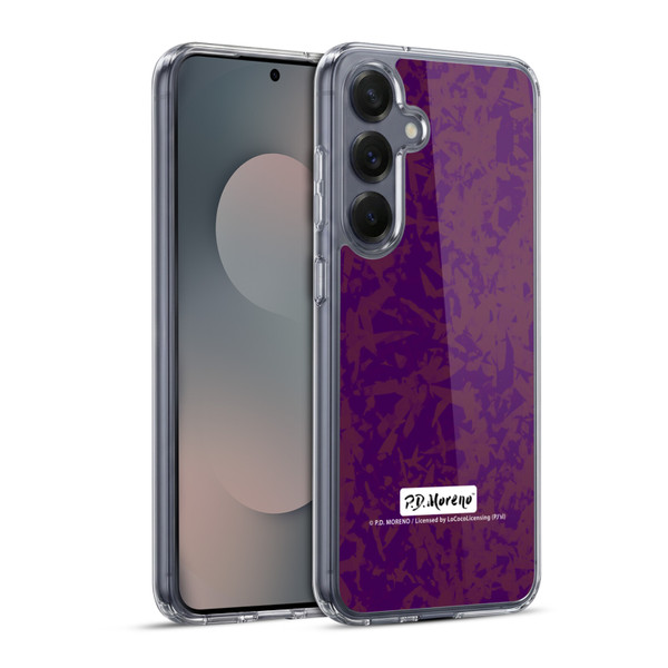 P.D. Moreno Patterns Violet Soft Gel Case for Samsung Galaxy S25+ & MagSafe