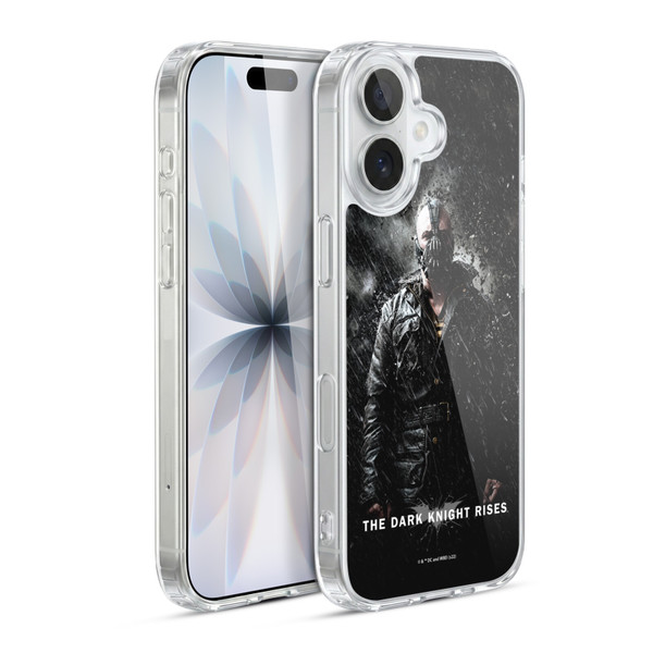 The Dark Knight Rises Key Art Bane Rain Poster Soft Gel Case for Apple iPhone 17