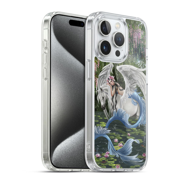 Nene Thomas Deep Forest Still Waters Mermaid & Pegasus Soft Gel Case for Apple iPhone 15 Pro & MagSafe