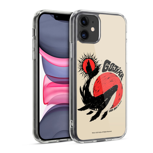 Gojira Graphics Whale Sun Moon Soft Gel Case for Apple iPhone 11
