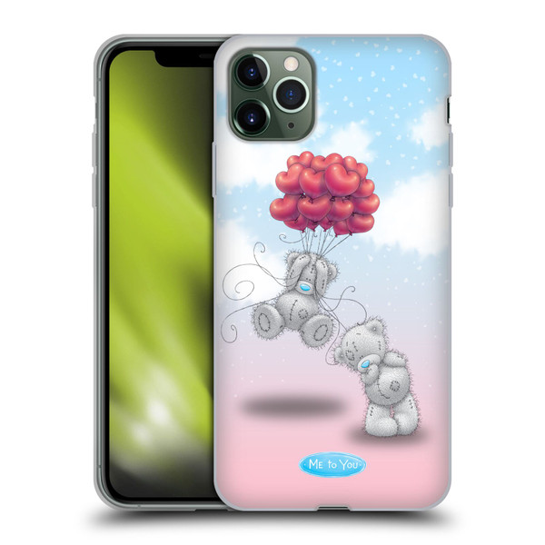 Me To You Classic Tatty Teddy Heart Balloons Soft Gel Case for Apple iPhone 11 Pro Max