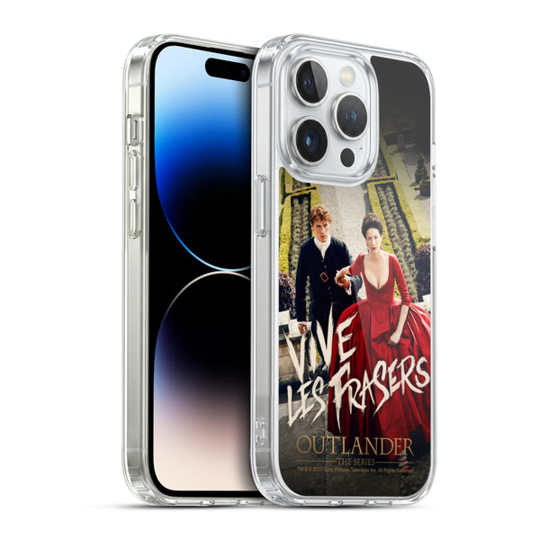 Outlander Key Art Season 2 Poster Soft Gel Case for Apple iPhone 14 Pro & MagSafe