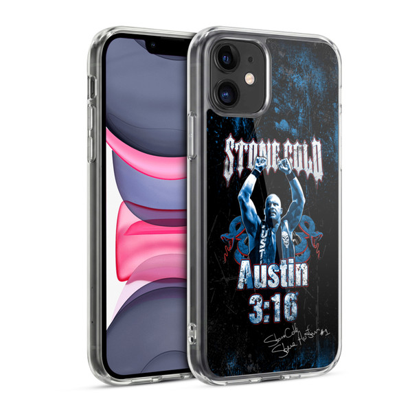WWE Steve Austin Stone Cold Toughest SOB Soft Gel Case for Apple iPhone 11