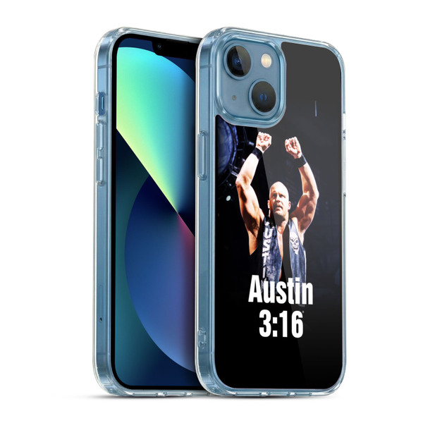 WWE Steve Austin Photo Soft Gel Case for Apple iPhone 13 Mini & MagSafe