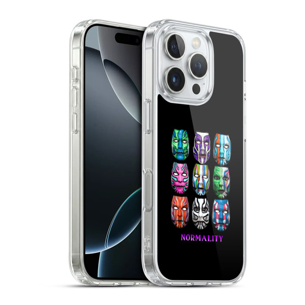 WWE Jeff Hardy Graphics Abstractivate Soft Gel Case for Apple iPhone 16 Pro & MagSafe
