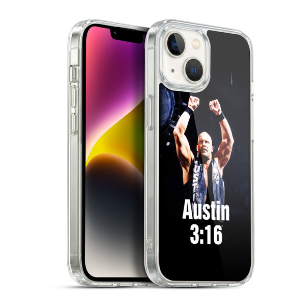 WWE Steve Austin Photo Soft Gel Case for Apple iPhone 14