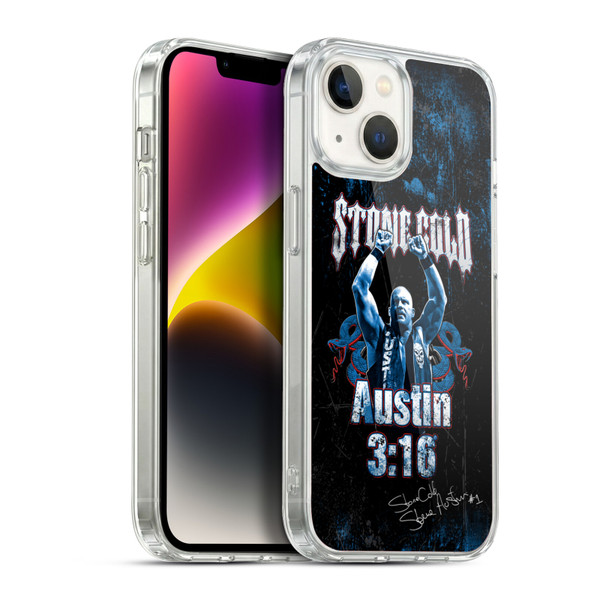 WWE Steve Austin Stone Cold Toughest SOB Soft Gel Case for Apple iPhone 14