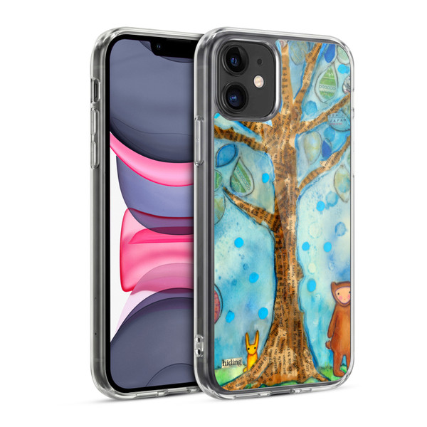 Wyanne Nature 2 Painting and Collage Soft Gel Case for Apple iPhone 11