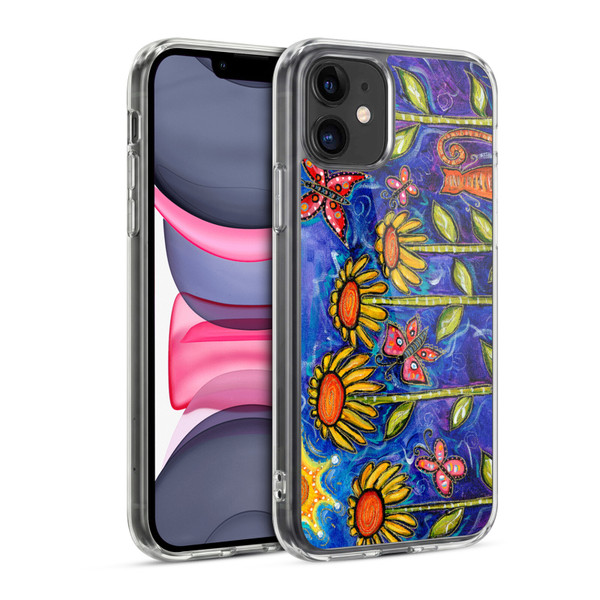 Wyanne Nature 2 Sundown Sunflowers Soft Gel Case for Apple iPhone 11