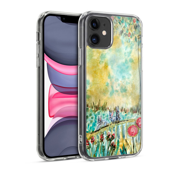 Wyanne Nature 2 Three Rabbits Soft Gel Case for Apple iPhone 11
