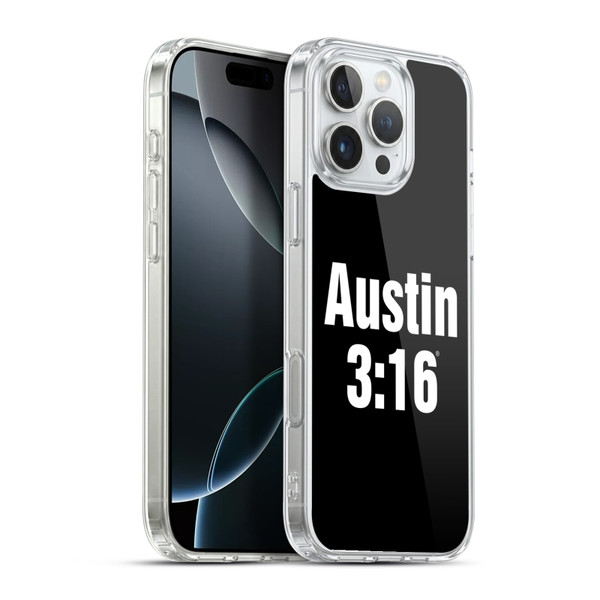 WWE Steve Austin 3:16 Soft Gel Case for Apple iPhone 16 Pro Max & MagSafe