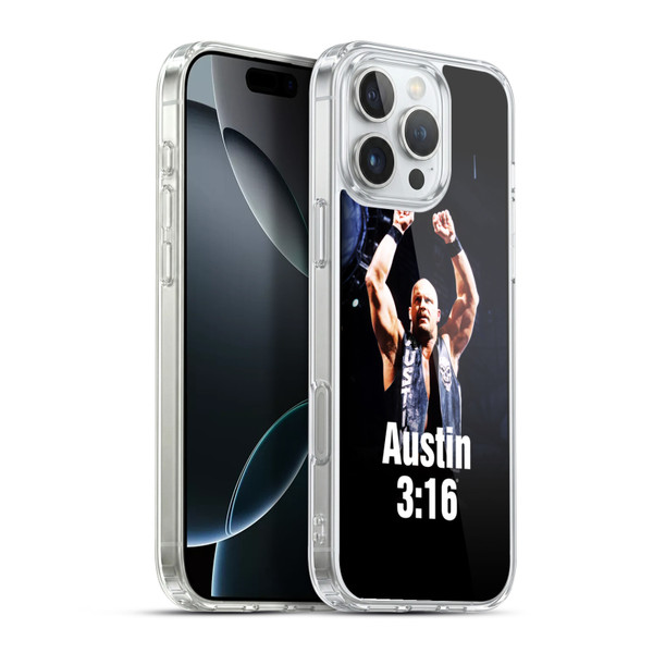 WWE Steve Austin Photo Soft Gel Case for Apple iPhone 16 Pro Max & MagSafe