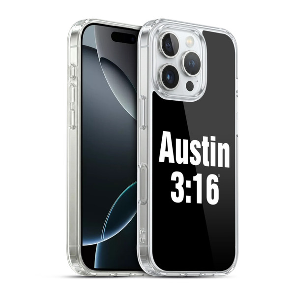WWE Steve Austin 3:16 Soft Gel Case for Apple iPhone 16 Pro & MagSafe