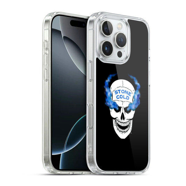 WWE Steve Austin Retro Skull Soft Gel Case for Apple iPhone 16 Pro & MagSafe