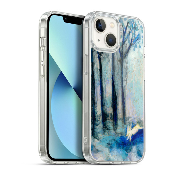 Wyanne Nature 2 White Rabbit Soft Gel Case for Apple iPhone 13