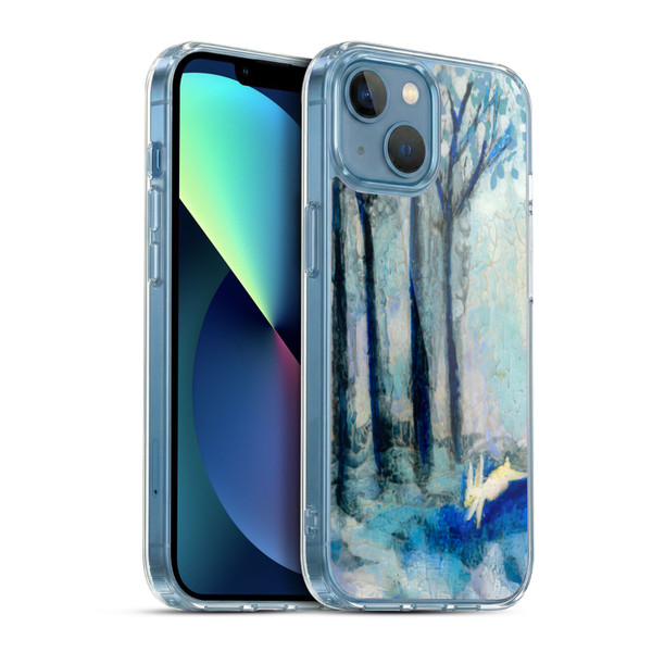 Wyanne Nature 2 White Rabbit Soft Gel Case for Apple iPhone 13 Mini & MagSafe