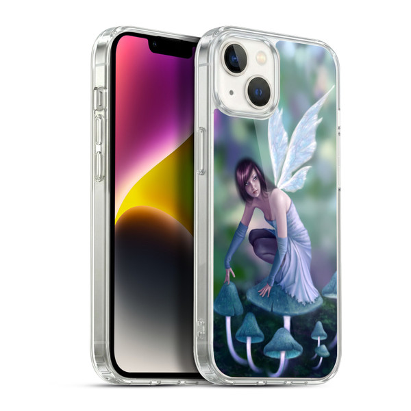 Rachel Anderson Pixies Periwinkle Soft Gel Case for Apple iPhone 14 Plus & MagSafe