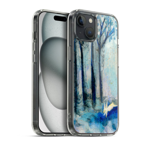 Wyanne Nature 2 White Rabbit Soft Gel Case for Apple iPhone 15 Plus & MagSafe