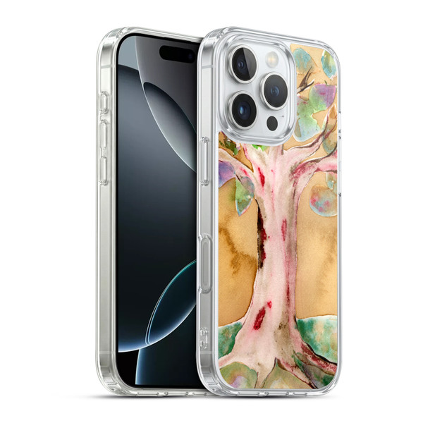 Wyanne Nature 2 Watercolour Tree Soft Gel Case for Apple iPhone 16 Pro & MagSafe