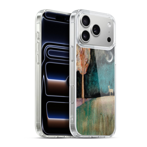 Wyanne Nature 2 Deer and Moon Soft Gel Case for Apple iPhone 17 Pro Max