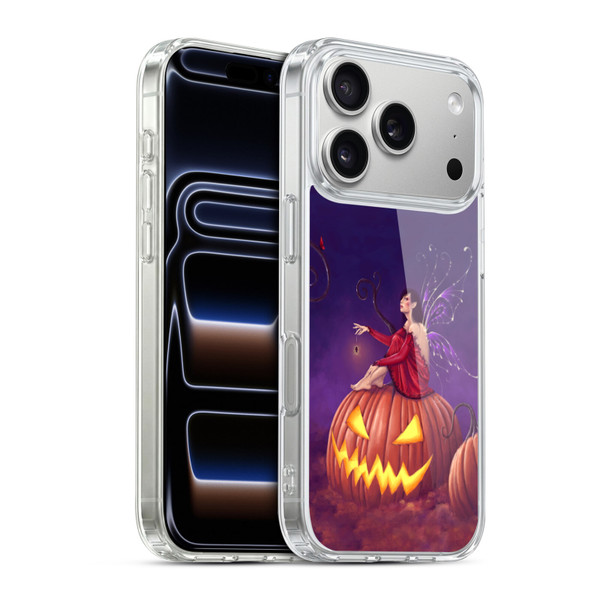 Rachel Anderson Pixies Pumpkin Soft Gel Case for Apple iPhone 17 Pro