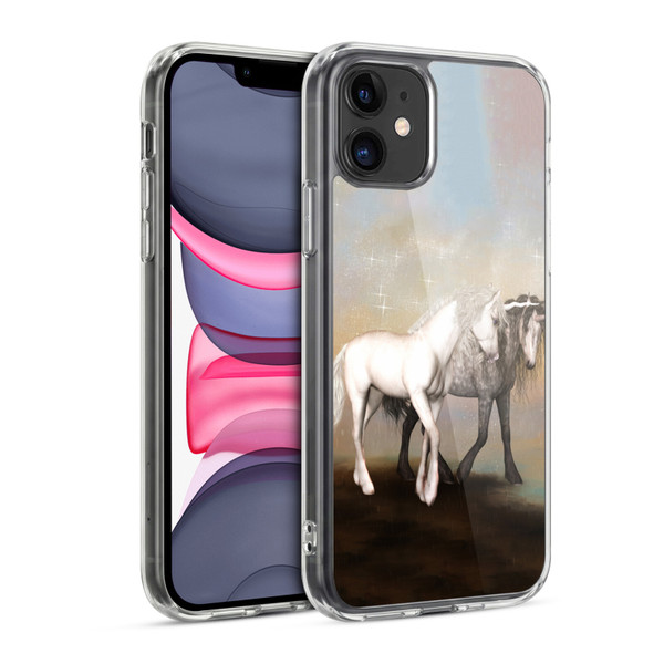 Simone Gatterwe Pegasus And Unicorns Lovers Soft Gel Case for Apple iPhone 11