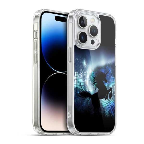 Simone Gatterwe Pegasus And Unicorns Silhouette Soft Gel Case for Apple iPhone 13 Pro & MagSafe