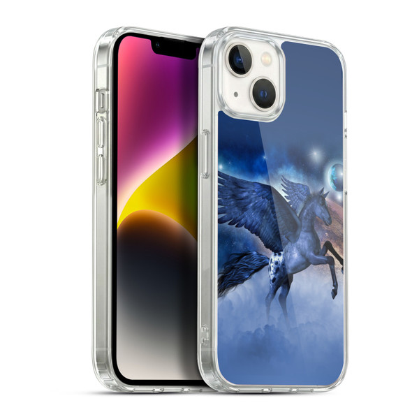 Simone Gatterwe Pegasus And Unicorns Little Pegasus Soft Gel Case for Apple iPhone 14 Plus & MagSafe