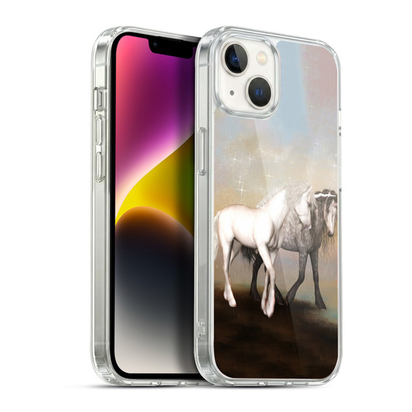 Simone Gatterwe Pegasus And Unicorns Lovers Soft Gel Case for Apple iPhone 14 Plus & MagSafe