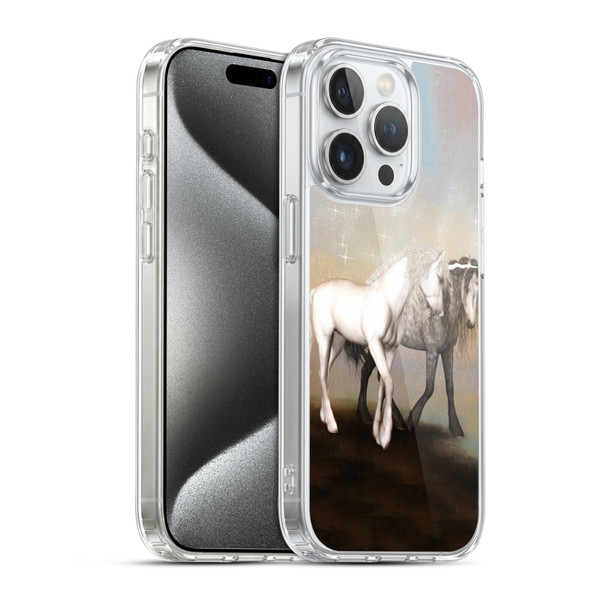Simone Gatterwe Pegasus And Unicorns Lovers Soft Gel Case for Apple iPhone 15 Pro & MagSafe