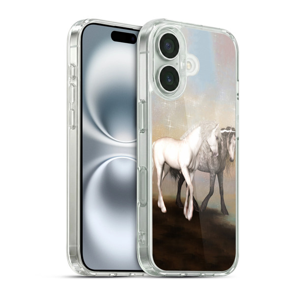 Simone Gatterwe Pegasus And Unicorns Lovers Soft Gel Case for Apple iPhone 16 & MagSafe