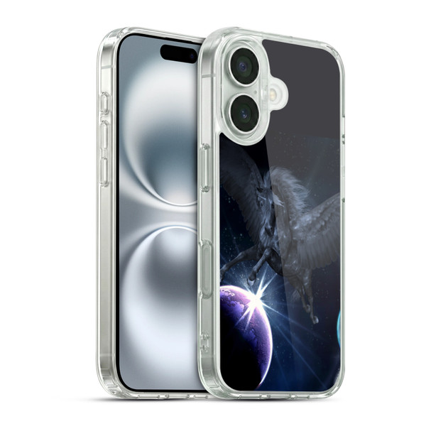 Simone Gatterwe Pegasus And Unicorns Pegasus Soft Gel Case for Apple iPhone 16 & MagSafe
