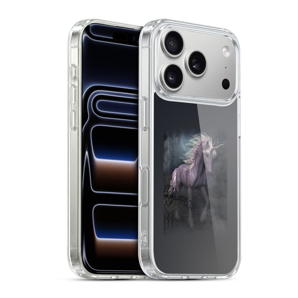 Simone Gatterwe Pegasus And Unicorns Escape Soft Gel Case for Apple iPhone 17 Pro