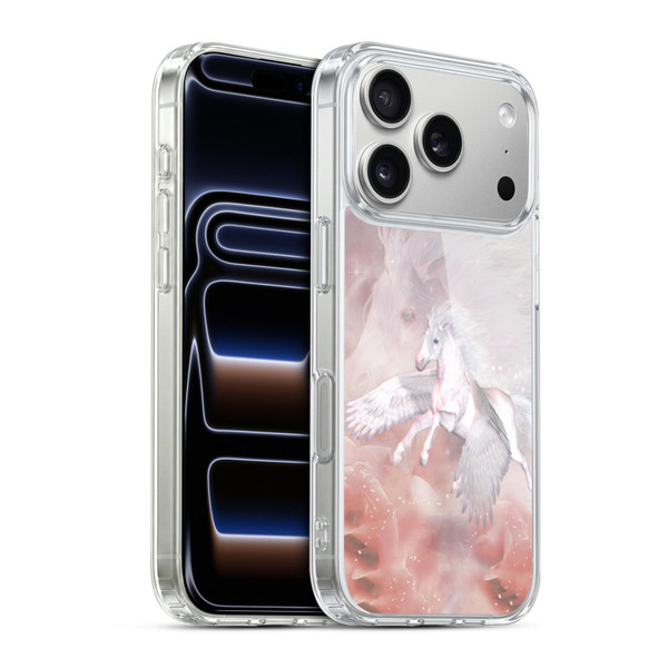 Simone Gatterwe Pegasus And Unicorns Flying Unicorn Soft Gel Case for Apple iPhone 17 Pro