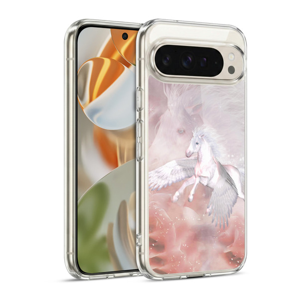 Simone Gatterwe Pegasus And Unicorns Flying Unicorn Soft Gel Case for Google Pixel 9 / Pixel 9 Pro