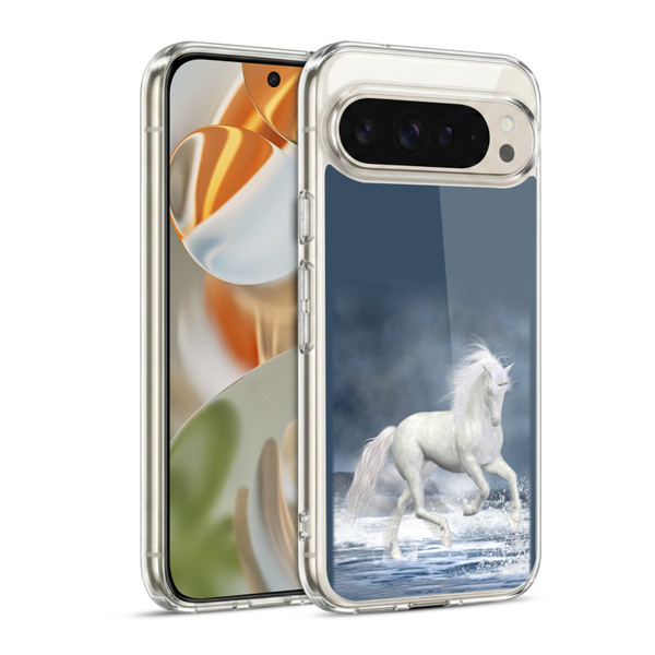 Simone Gatterwe Pegasus And Unicorns Playing Soft Gel Case for Google Pixel 9 / Pixel 9 Pro