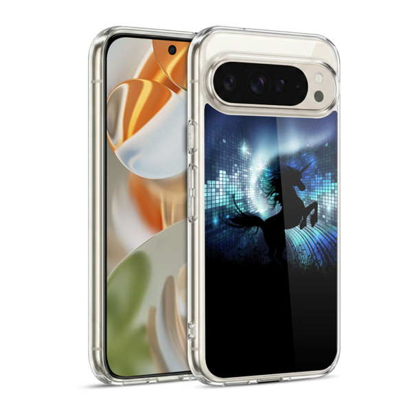 Simone Gatterwe Pegasus And Unicorns Silhouette Soft Gel Case for Google Pixel 9 / Pixel 9 Pro