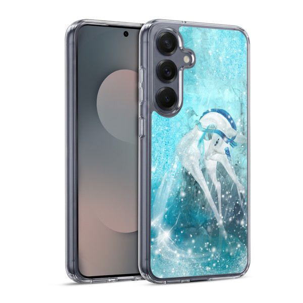 Simone Gatterwe Pegasus And Unicorns Sowflakes Soft Gel Case for Samsung Galaxy S25 & MagSafe