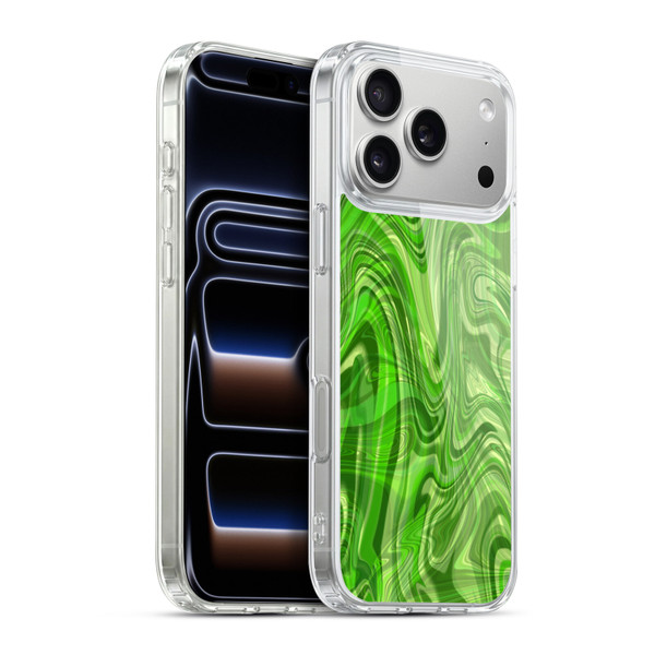 Suzan Lind Marble Green Soft Gel Case for Apple iPhone 17 Pro Max