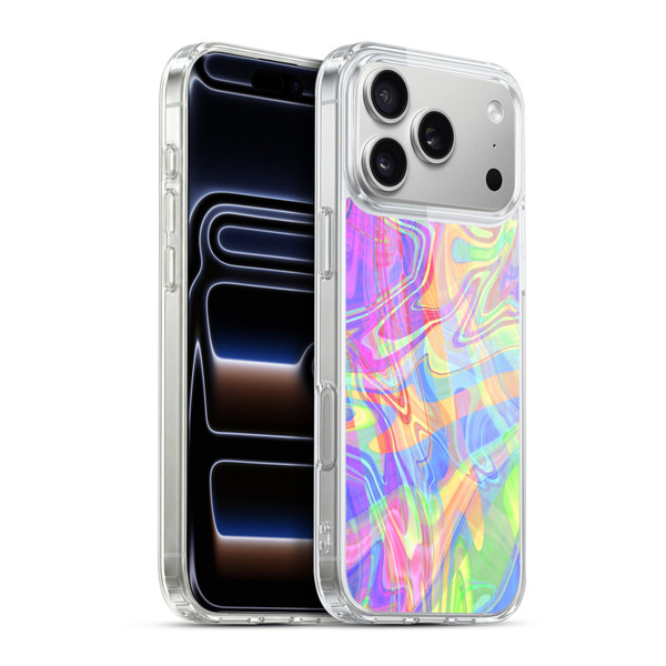 Suzan Lind Marble Light Rainbow Soft Gel Case for Apple iPhone 17 Pro Max