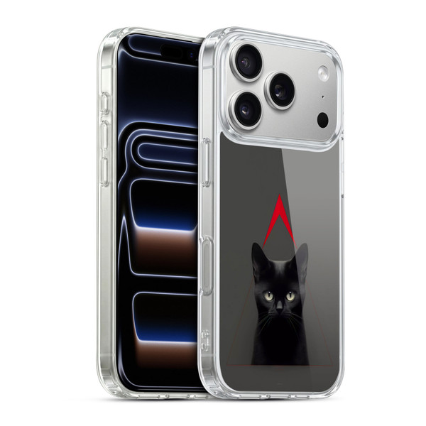 Haroulita Mix Art Animals Black Cat Soft Gel Case for Apple iPhone 17 Pro