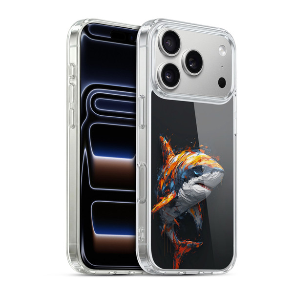 Haroulita Mix Art Animals Shark Soft Gel Case for Apple iPhone 17 Pro