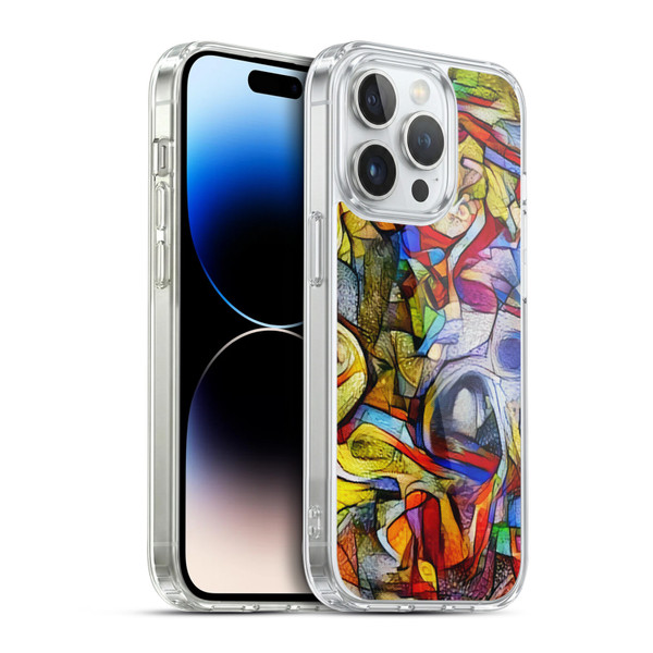 Cosmo18 Jupiter Fantasy Abstract Soft Gel Case for Apple iPhone 14 Pro & MagSafe