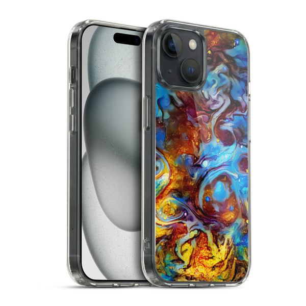 Cosmo18 Jupiter Fantasy Burst Soft Gel Case for Apple iPhone 15 & MagSafe